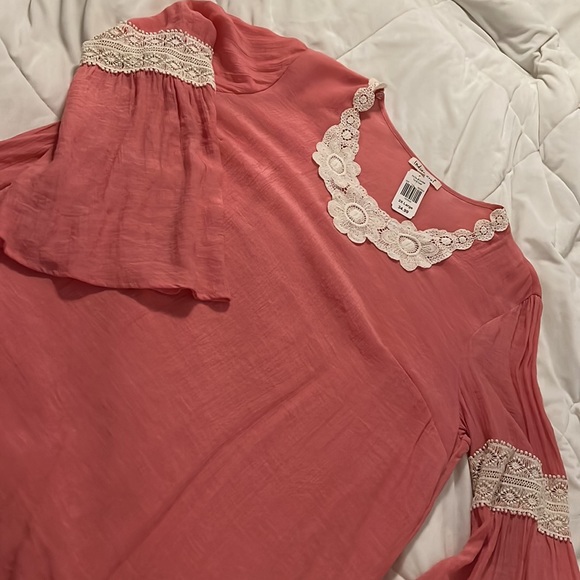 Coral Tunic in Coral 2XL - Picture 2 of 6